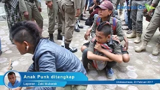 Anak Punk ditangkap