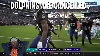 Reacting to Miami Dolphins vs. Baltimore Ravens | 2023 Week 17 Game Highlights