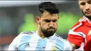 Sergio Aguero - Russia-Argentina 0-1 - All Goals  - 11/11/2017 HD