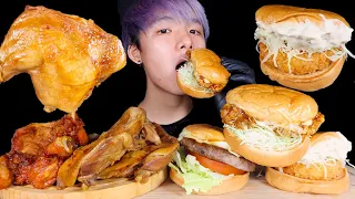 ASMR MOS BURGER + BRINE DRUMSTICKS 🍗 (Eating Sound) | MAR ASMR