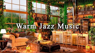 Relaxing Instrumental Jazz to Productivity☕Relaxing Jazz Music & Cozy Coffee Shop | Background Music