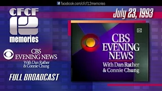 1993-07-23 - CBS Evening News with Dan Rather & Connie Chung (Floods in US mid-west)