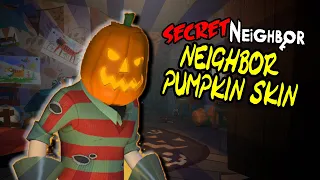 Secret Neighbor NEIGHBOR PUMPKIN SKIN ("HALLOWEEN" OUTFIT Showcase)