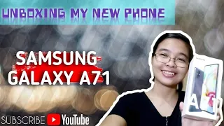 Unboxing my Samsung Galaxy A71😍