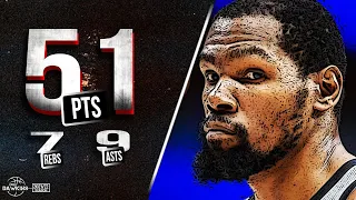 Kevin Durant ERUPTS For 51 Pts, 9 Asts x 7 Rebs vs Pistons | Dec 12, 2021 | FreeDawkins