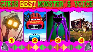 Guess Monster Voice Spider House Head, McQueen Eater, CatNap, Megahorn Coffin Dance