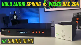 R2R vs Delta Sigma DAC Battle - Holo Audio Spring vs Weiss DAC 204