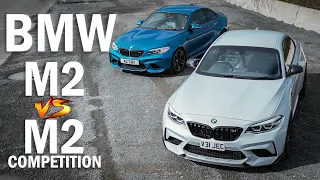 BMW OG M2 vs M2 Competition - DRIVEN BACK TO BACK, DETAILED COMPARISON OF F87 | 4K