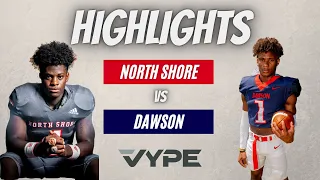 North Shore vs Dawson HIGHLIGHTS // TXHSFB Playoffs