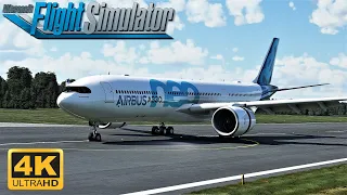 Microsoft Flight Simulator 2020 | Airbus A330-900 NEO FREEWARE Mod | 4K Ultra Graphics |