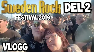 SWEDEN ROCK FESTIVAL 2019 DEL 2 | Vlogg | #Sommar #Sol #Öl #Party #Hårdrock #RockNRoll #BraSällskap