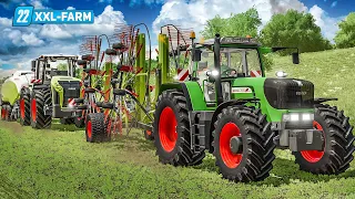 LS22 XXL Farm #55: Getreide-Ernte, Heu-Ernte und SAVEGAME! | FARMING SIMULATOR 22