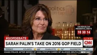 Sarah Palin: Donald Trump Would Be Fun to Belly Up at the Bar With