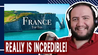 FRANCE REACTION | Top 10 Places To Visit - 4K Travel Guide | Ryan Shirley | TEACHER PAUL REACTS