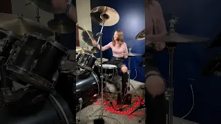 Michael Jackson - Bad (Drum Cover / Drummer Cam) Performed Live by Teen Drummer   #Shorts