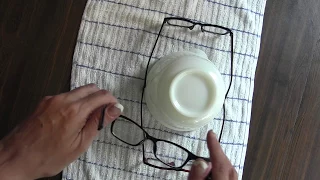 Eye Glasses Plastic stretch out make bigger  quick easy How to