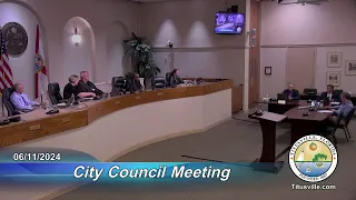 City Council Meeting — 06/11/2024 - 6:30 p.m.