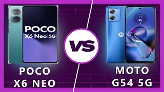 Poco X6 Neo vs Moto G54: Who Wins?