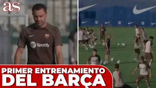 BARÇA | Primer ENTRENAMIENTO del FC Barcelona de la TEMPORADA 23-24 | Diario AS