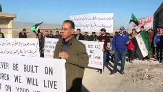 Kafranbel: Demonstration against Assad & Russia 5Dec15