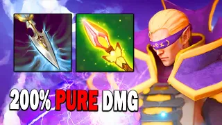 200% PURE DMG With Impetus + Glaives of Wisdom | Dota 2 Ability Draft