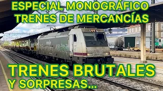 Reportaje TRENES de mercancías. Ávila, Medina del Campo, Salamanca FERROCARRIL España Viajes