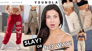 HONEST TAKE ON YOUNGLA... YOUNGLA FOR HER NEW RELEASES TRY ON HAUL REVIEW #activewear