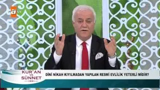 Dini nikah yapılmadan yapılan resmi evlilik yeterli midir? - atv