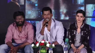 Irumbu Thirai Teaser Launch Full Video  | Vishal | Arjun | Samantha | Robo Shankar