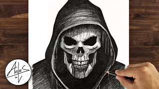 How To Draw the Grim Reaper | Drawing Tutorial (step by step)