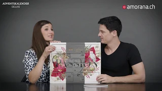 Spoiler Alert! Unboxing vom Amorana Adventskalender Deluxe mit Eli Simic & Alain Frei