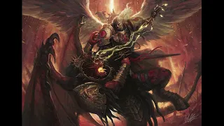 świat warhammer 40k   Pojedynek Angrona z Sanguiniusem podczas bitwy o Terrę