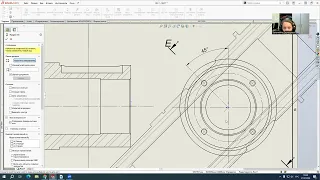 SolidWorks. Чертеж вала.