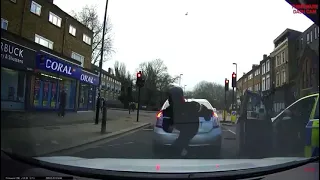 UK Police Drive Into Moped Thief | Instant Justice | Caught On Dash Cam