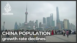 China's population growing at slowest pace in decades