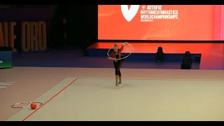 Viktoriia Onopriienko Hoop Qualification 32,500 - World Championships Valencia 2023