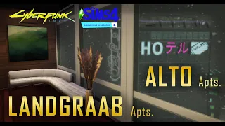 Cyberpunk Apartments - Alto apts. & Landgraab (No CC/with CC) | The Sims 4 | Download in description