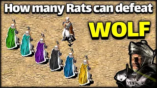 6 RAT vs 1 WOLF (Lords Battle) Stronghold Crusader