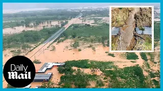 Hurricane Fiona: Puerto Rico drone footage shows horrendous devastation