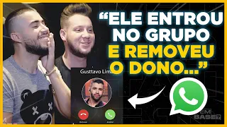 GUSTTAVO LIMA ENTROU no GRUPO do WHATSAPP... | Bruno e Denner | Tem Base