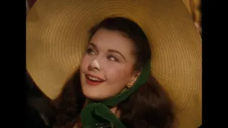 Scarlett O'Hara at the BBQ with her suitors | Gone with the Wind