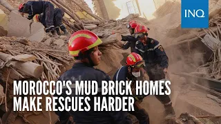 Morocco's mud brick homes make rescues harder