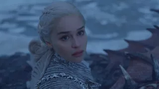 Daenerys saves Jon, Night king kills Viserion