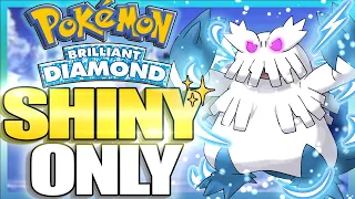 I Attempted To Beat Pokemon Brilliant Diamond Using Only SHINY Pokemon!!