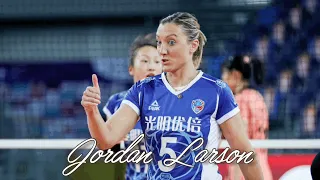 Jordan Larson | Volleyball Legend | Shanghai 上海 vs Henan 河南 | 21/22 Chinese Volleyball Super League