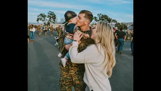 Father & Son Reunite (Military homecoming!)