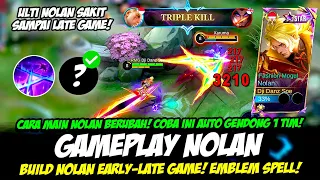 TIPS ULTI NOLAN 1 HIT + CARA MAIN NOLAN TERBARU❗BUILD NOLAN TERSAKIT 2024❗GAMEPLAY NOLAN TOP GLOBAL