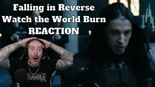 BRUH WHAT THE HELL!! -- Falling in Reverse - Watch the World Burn REACTION