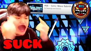 EXTREME ROULETTE [#13] SONIC WAVE but WORSE! | Geometry Dash