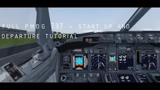 PMDG 737 - Cold and Dark start up and departure tutorial